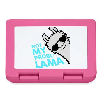 Lama Not My Problama Cool Side Sunglasses - Lunchbox - pink - Front