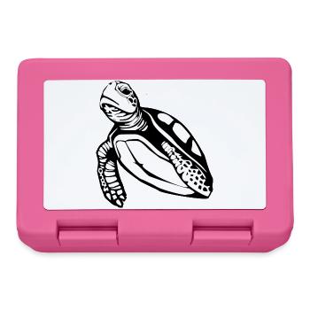 Turtle Turtles T-shirt Gift - Lunchbox - pink - Front