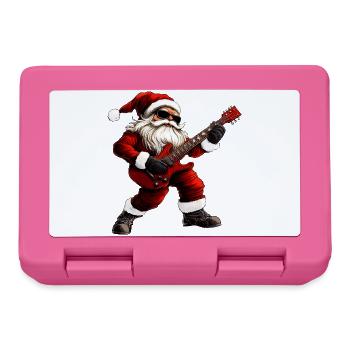 Electric guitarists Christmas - Lunchbox - pink - Front