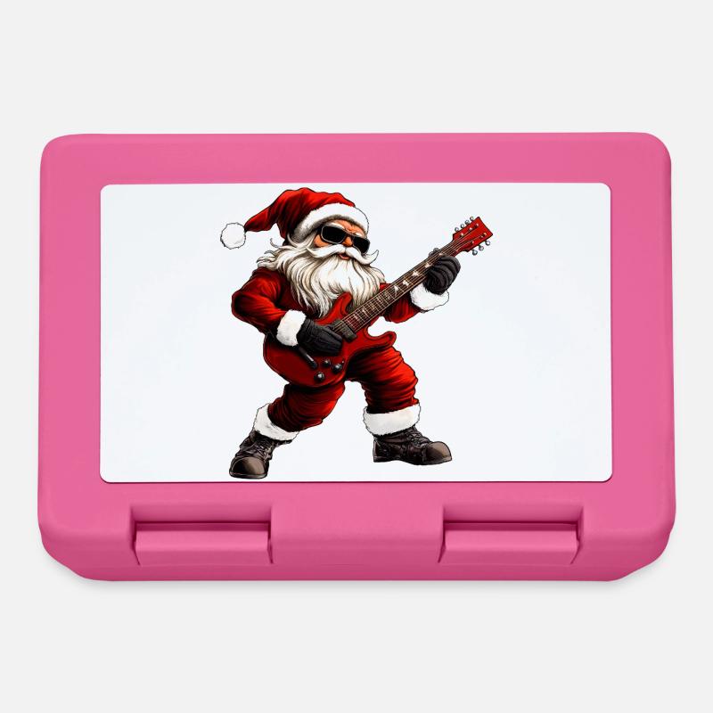 E-Gitarristen Weihnachten - Brotdose - Pink