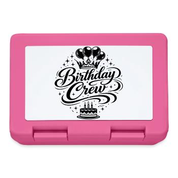 Birthday Crew Celebration - Lunchbox - pink - Front