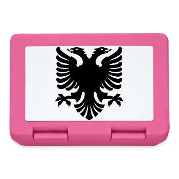 Shqipe Eagle – Albania Double Head National Flag - Lunchbox - pink - Front
