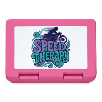 Speed Therapy – Motorrad - Brotdose - Pink - Vorne