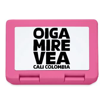 Oiga, Mire, Vea - Lunchbox - pink - Front