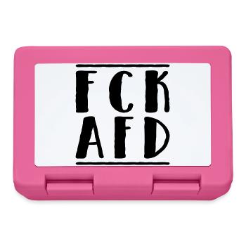 Fck Afd - Brotdose - Pink - Vorne