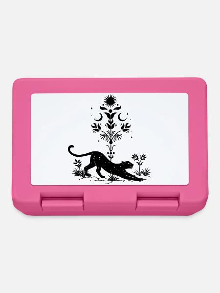 Cosmic Leopard Boho - Brotdose - Pink
