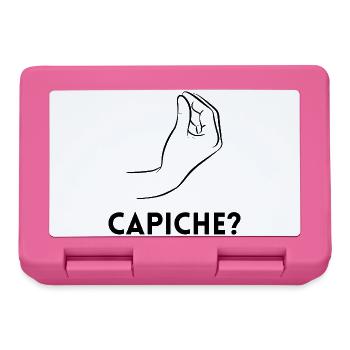 Capiche – Verstehst du? - Brotdose - Pink - Vorne