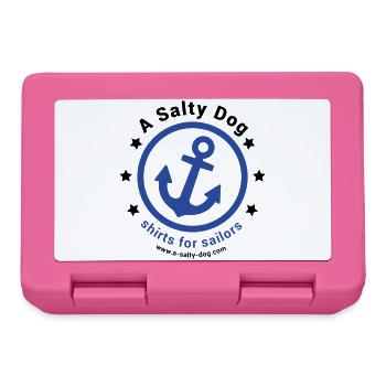 A Salty Dog - Shirt Hoodie Segeln Nordsee Ostsee - Brotdose - Pink - Vorne