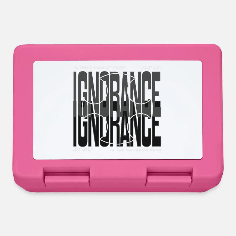 Courage Against Fear Cross Design - Lunchbox - pink
