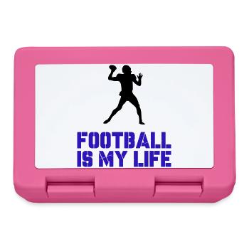 Football is my Life - Lunchbox - pink - Front