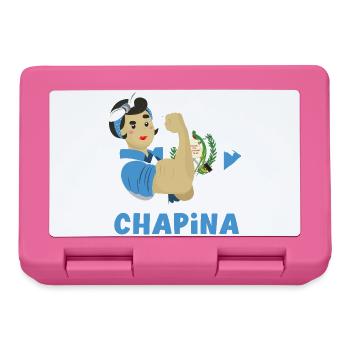 Guatemala Flagge T-Shirt Stolz & Heimat Chapín - Brotdose - Pink - Vorne