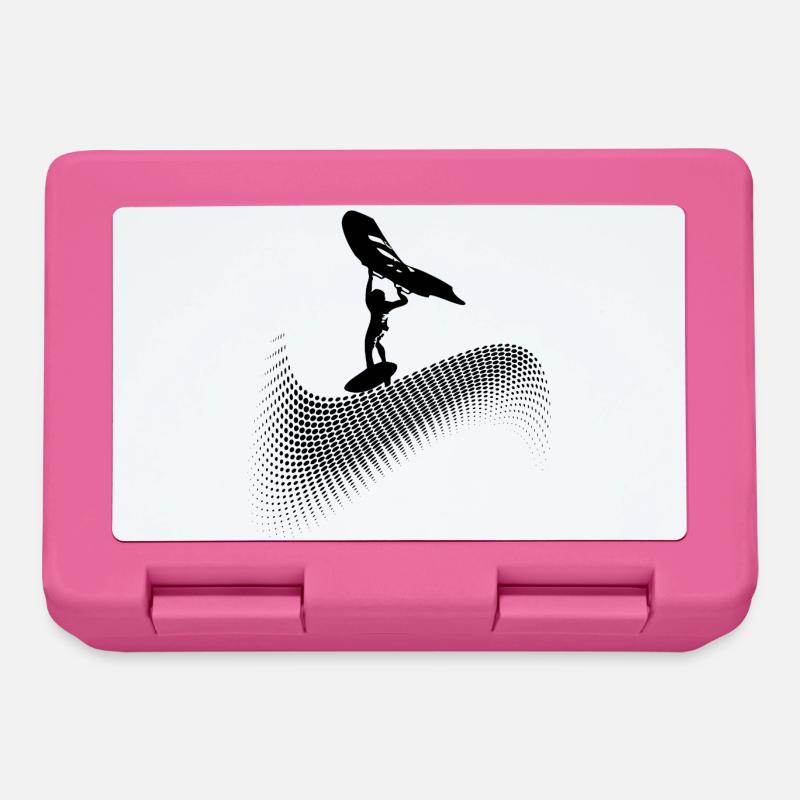 Wingfoiler sur la vague - Boîte à goûter - rose