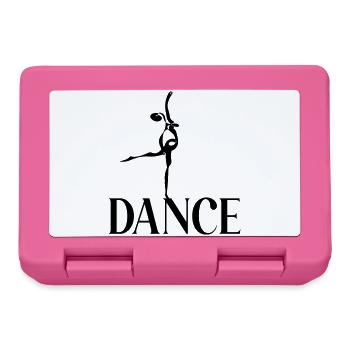 Danse dansante de ballerine - Boîte à goûter - rose - Devant