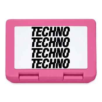 Techno  - Lunchbox - pink - Front