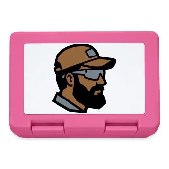 Handwerker Profil Logo - Brotdose - Pink - Vorne