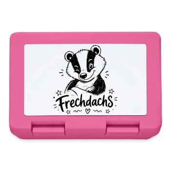 Frechdachs - Brotdose - Pink - Vorne