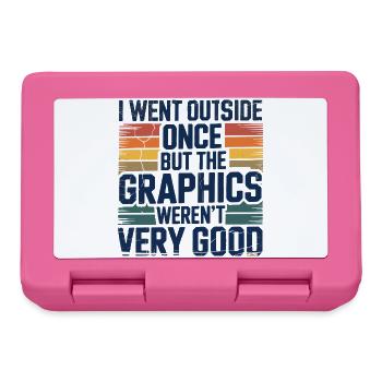  Vintage Gamer-PC game Computer zocken VR HEADSET - Brotdose - Pink - Vorne