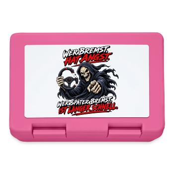 Angst vorm Bremsen Grim Reaper - Brotdose - Pink - Vorne