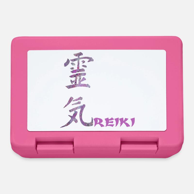 reiki japanisch e 62 - Brotdose - Pink