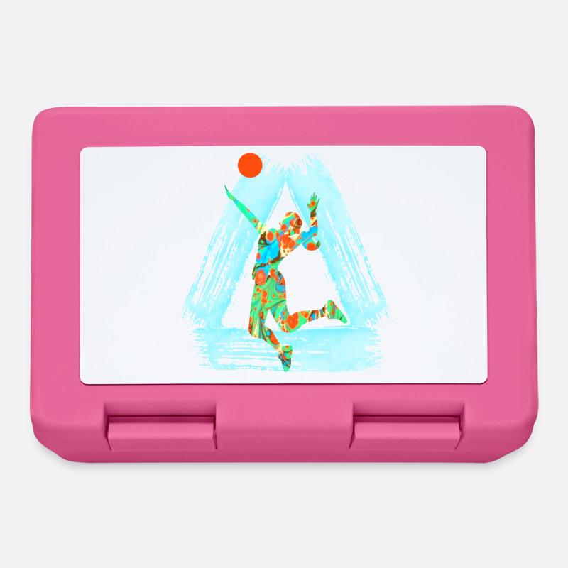 volleyballerin e 4 - Brotdose - Pink
