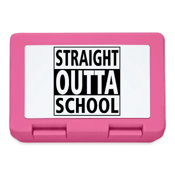 Class Shirts Direkt aus der Schule - Brotdose - Pink - Vorne