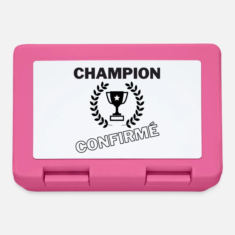 Champion confirmé - Boîte à goûter - rose