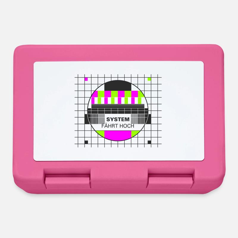 Testbild System fährt hoch - Brotdose - Pink