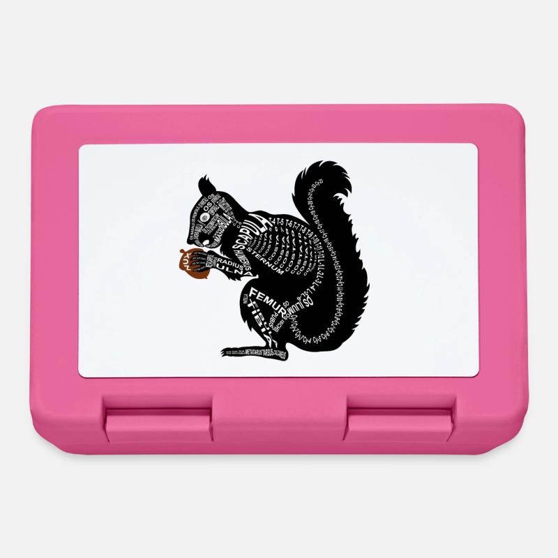 Eichhörnchen - Brotdose - Pink