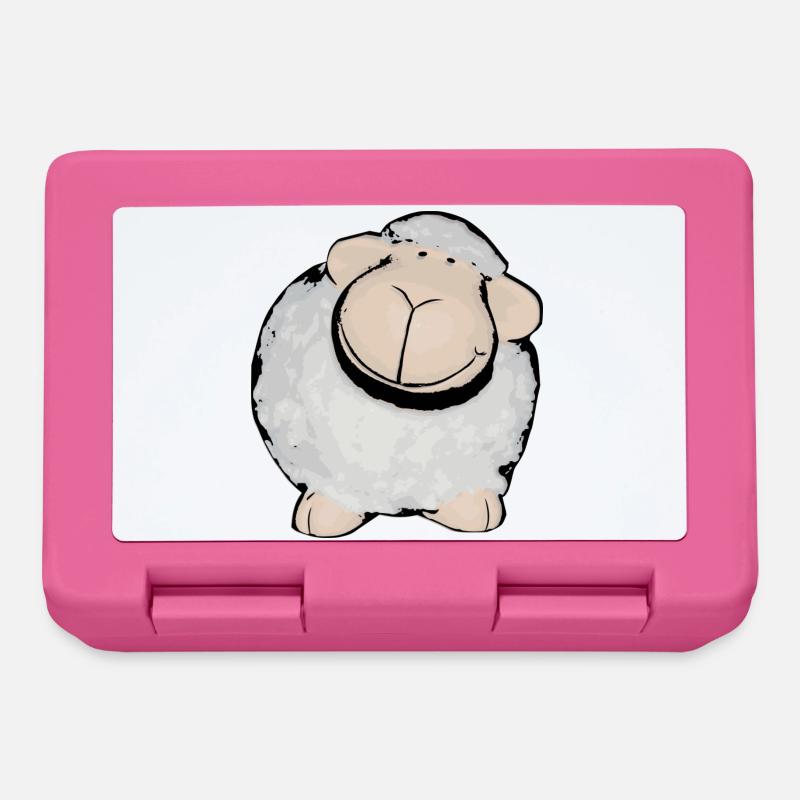 sheep - Lunchbox - pink