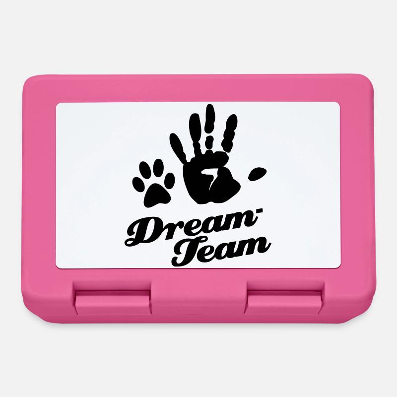 Dream Team Animal Lovers Paw - Boîte à goûter - rose