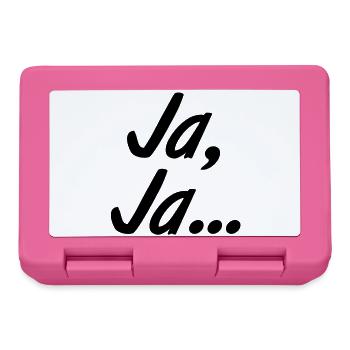 Ja, Ja... - Brotdose - Pink - Vorne