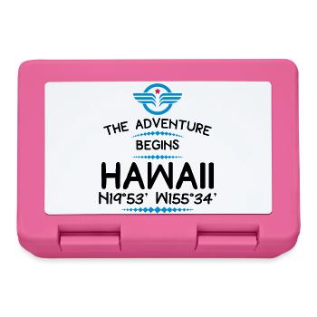 Hawaï - Boîte à goûter - rose - Devant