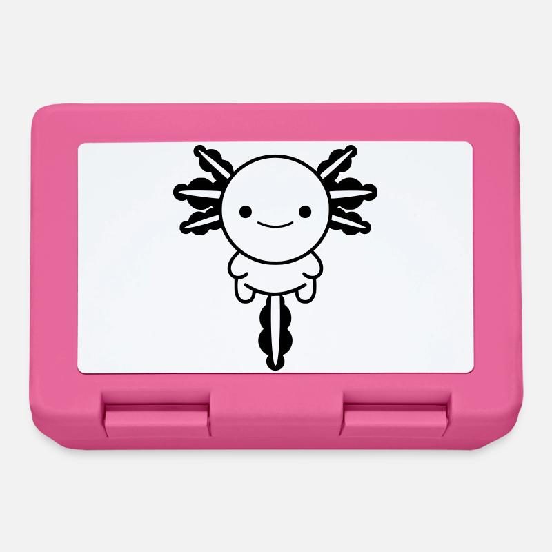 axolotl - Lunchbox - pink