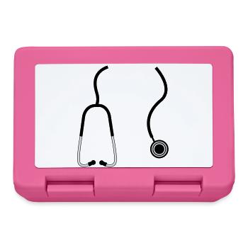 médecin docteur - Boîte à goûter - rose - Devant