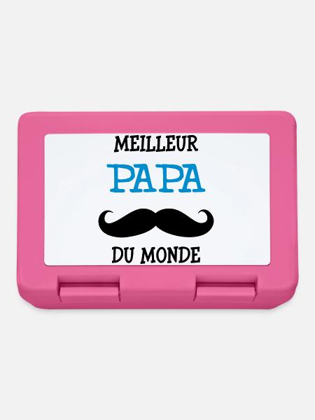 Meilleur Papa du Monde - Boîte à goûter - rose