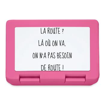 Cinéma / Citation / Série télé / Geek - Boîte à goûter - rose - Devant