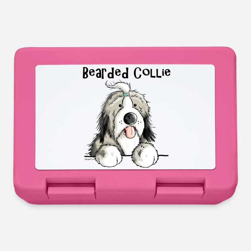 Mignon Bearded Collie - Boîte à goûter - rose