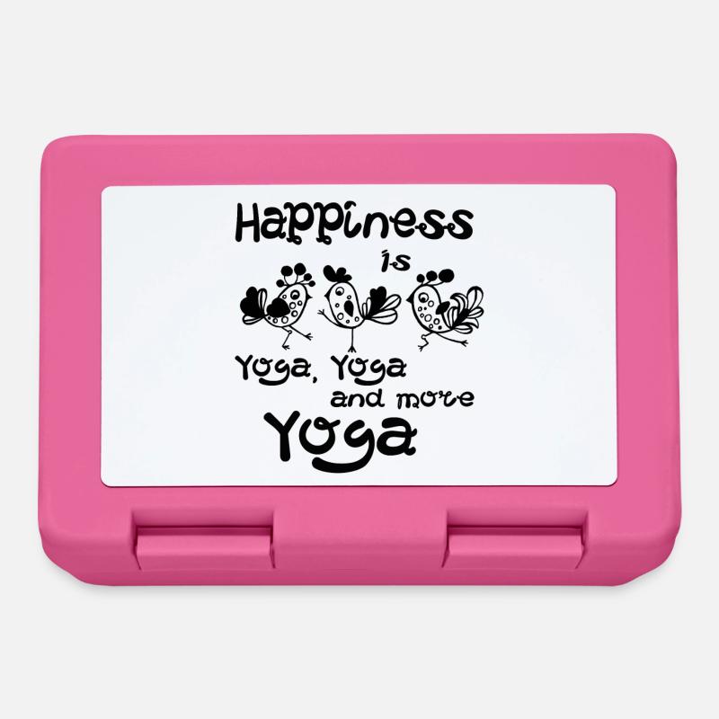 yoga - Lunchbox - pink