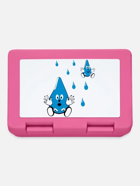 Petits amis goutte d’eau - Boîte à goûter - rose
