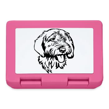 Basset Fauve de Bretagne - Lunchbox - pink - Front