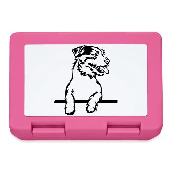 Jack Russell Terrier - Brotdose - Pink - Vorne