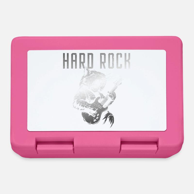 Hard rocking cat - Boîte à goûter - rose