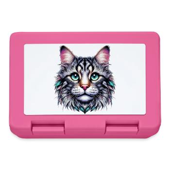 Cat - Lunchbox - pink - Front
