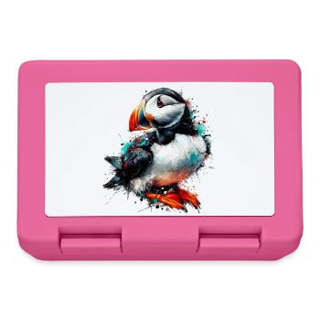 Papageitaucher - Brotdose - Pink - Vorne