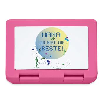 Mom, you're the best Mother's Day - Lunchbox - pink - Front