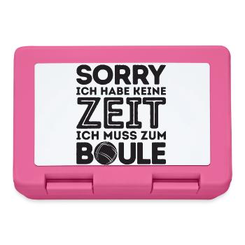 Sorry! I don't have time Bouler Petanque Balls - Lunchbox - pink - Front