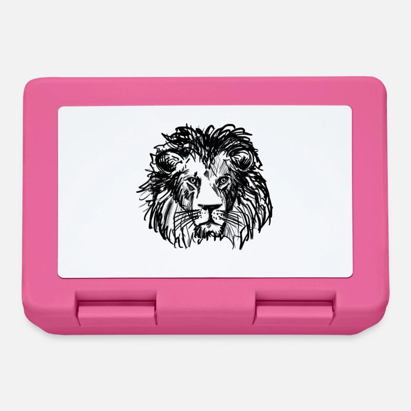Lion - Lunchbox - pink