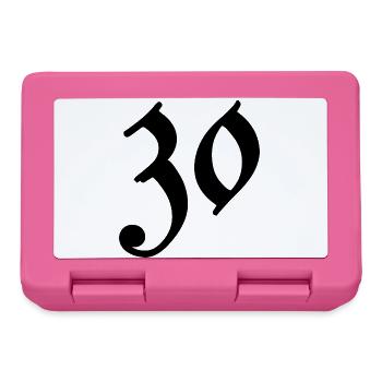 30. 30 YEARS. 30th ANNIVERSARY. 30 YEARS ANNIVERSARY. - Lunchbox - pink - Front