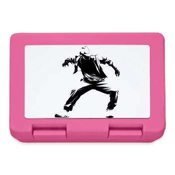Breakdance Sketch - Lunchbox - pink - Front