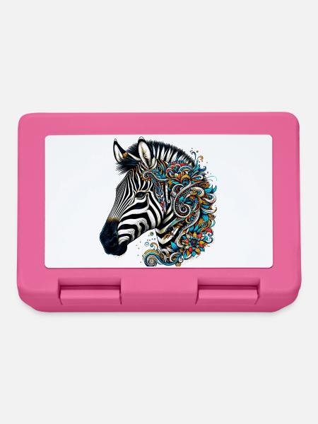 Zebra - Brotdose - Pink